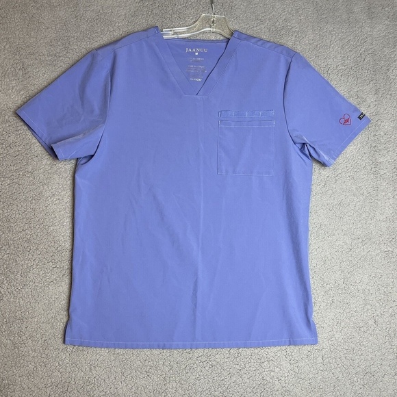 Jaanuu Tops - Jaanuu Womens Scrub Top Blue Size Medium